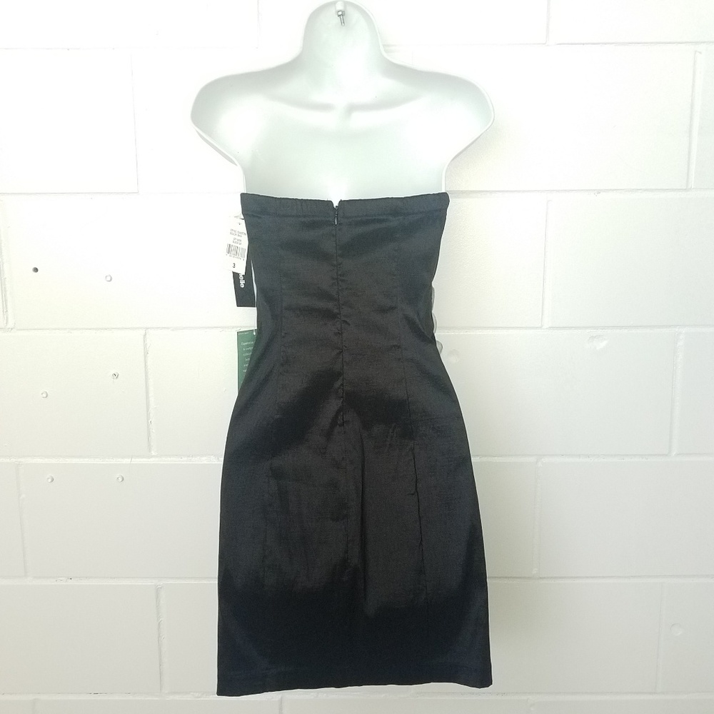 My Michelle Strapless Black & White NWT Dress Sz3 - Picture 4 of 4